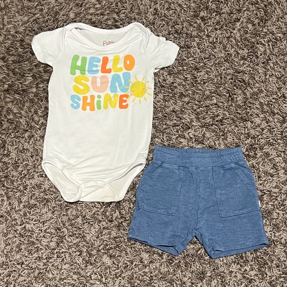 Little Sleepies Play Outfit 12-18 Months ☀️